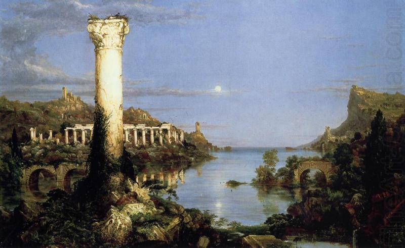 Course of Empire Desolation, Thomas Cole